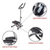 Sunny Health & Fitness Twist Stepper Step Machine with Handle Bar