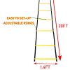Professional Speed Agility Ladder for Teens - 12 Rung 20ft