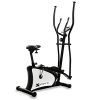 XTERRA Fitness Hybrid Elliptical/Upright Bike, Black