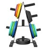 AT-X 2 inch Weight Plate Tree, Weight Plate Rack for Bumper Plates