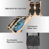 Foldable Wooden Water Rowing Machine for Home Gym with Adjustable Resistance and LCD Monitor