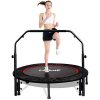 FirstE 48" Foldable Fitness Trampolines, Rebound Recreational Exercise