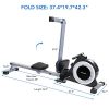 MaxKare Magnetic Rowing Machine Folding Exercise Rower 16-Level