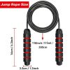 Jump Rope Tangle-Free with Ball Bearings Rapid Speed Skipping Rope Cable