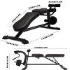 Smugglewhite Adjustable Sit Up A B Incline ABS Bench Flat