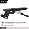 Adjustable Weight Bench, 1000 lb by D1F for Strength Training