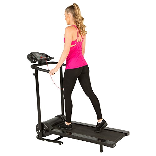 FITNESS REALITY Folding Electric Treadmill with Goal Setting Computer