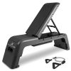 ProsourceFit Fitness Aerobic Deck Stepper with Resistance Band