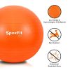 Office, Yoga, Balance, Exercise Ball Chair with Resistance Bands