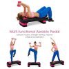 Goplus 31" Aerobic Exercise Stepper Deck, 4” 6” 8”Levels Height