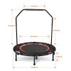 ANCHEER Foldable 40" Mini Trampoline Rebounder with Adjustable Legs