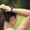 Fitbit Alta Fitness Tracker, Silver/Plum, Large