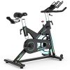 pooboo Pro Indoor Cycling Bike Stationary, Magnetic Resistance Belt