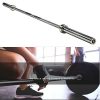 Weight Bar with Two Collars Solid Iron Weighted Workout Bar