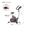 Sunny Health Fitness Stationary Upright Exercise Bike