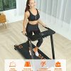 UREVO Foldable Treadmills for Home,Under Desk Electric Treadmill