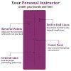 Heathyoga Eco Friendly Non Slip Yoga Mat, Body Alignment System