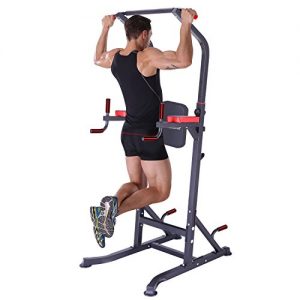 Power Tower Dip Station Pull Up Bar for Home Gym
