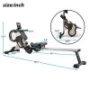 Merax Rowing Machine – 8-Adjustable Resistance Magnetic Rower with LED Monitor, 340 lbs Max Weight, Compact Fitness Equipment for Home Use