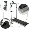 Foldable Treadmill with Incline Portable Manual Small Treadmill for Home