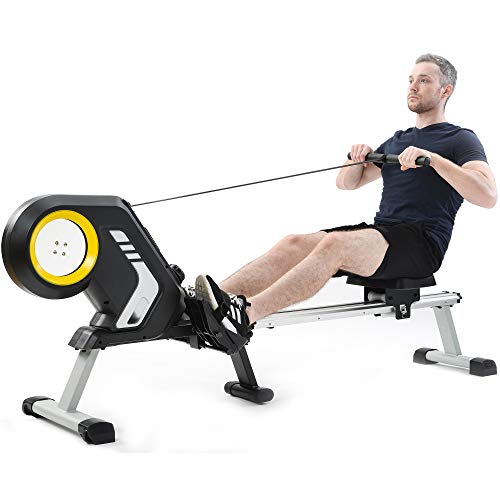 Magnetic Rowing Machine, Foldable Indoor Exercise Equipment