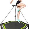 48" Foldable Mini Trampoline Fitness Rebounder