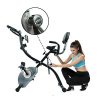 ATIVAFIT Stationary Exercise Bike Magnetic Upright Bike Monitor