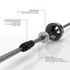 Jump Rope, Tangle-Free Rapid Speed Jumping Rope Cable