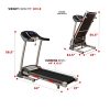 Portable Treadmill with Auto Incline, Device Holder