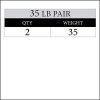 Alderman Olympic Weightlifting Plates, 2-inch Solid