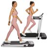 OppsDecor Under Desk Treadmill 2in1 Pad Folding Electric