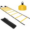 Arespark Agility Ladder, 12 Rung Training Speed Ladder & 10 Sports Cones