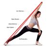 OMERIL 5 Resistance Loops and 3 Exercise Bands with Instruction Guide