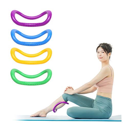 CAMEL CROWN 4 Pack Soft Yoga Ring Pilates Fitness Ring Circle