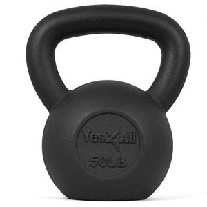 Iron Kettlebell Weights Set 50 lbs Strength