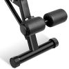 DlandHome Home Gym Adjustable Bench Sit Up Incline Exercise