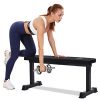 MaxKare Flat Weight Bench 600 LBS Capacity 42x18.5x19'' Workout