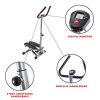 Sunny Health & Fitness Twist Stepper Step Machine with Handle Bar