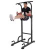 GY613 Dip Station Power Tower, Strength Training Workout Equipment