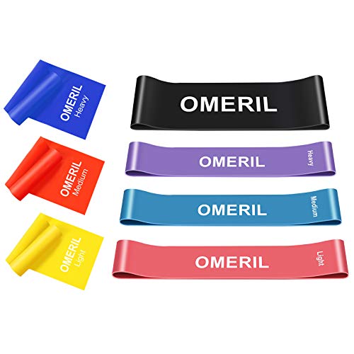 OMERIL Resistance Loop Exercise Bands Set of 4 OMERIL