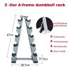 kioski Dumbbell Rack, A-Frame Dumbbell Rack