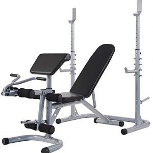 Sporzon Multifunctional Workout Station Adjustable Olympic Workout Bench