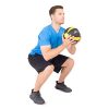 ProsourceFit Weighted Medicine Ball for Full Body Workouts from 6lbs