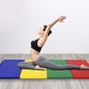 4'x8'x2 Gymnastics Mat Folding PU Panel Gym Fitness Exercise
