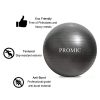 PROMIC Exercise Ball (65 cm) with Foot Pump, Professional Grade Anti Burst