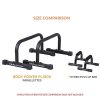 Body Power New Push up Stand Parallettes 12x24 inch