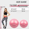 Lusuroi Exercise Ball for Yoga, Pilates, Fitness, Balance, Stability, Birthing