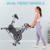 MaxKare Magnetic Exercise Bike Belt Drive Stationary Indoor Cycling Bike