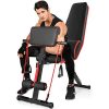 Adjustable Workout Bench With Adjustable Back Pillow