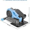 MaxKare Under Desk Elliptical Machine, Portable Stand Up/Seated Indoor